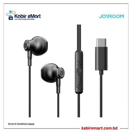 Joyroom JR-EC07 In-Ear Metal Type-C Wired Earphone
