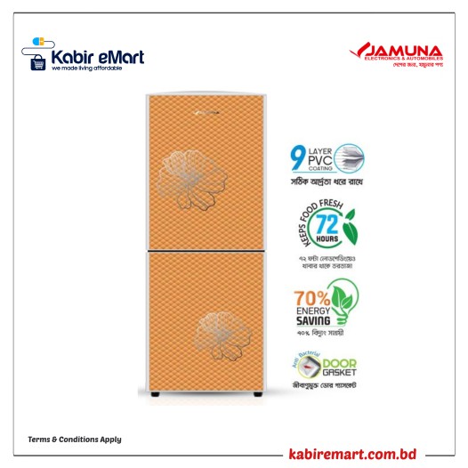 JE-208L CD Orange Rose Jamuna Refrigerator