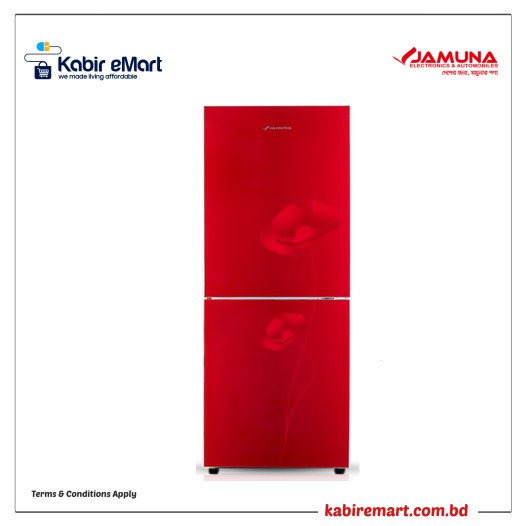JR-LES634800 CD Red Lily Leaf  Jamuna Refrigerator