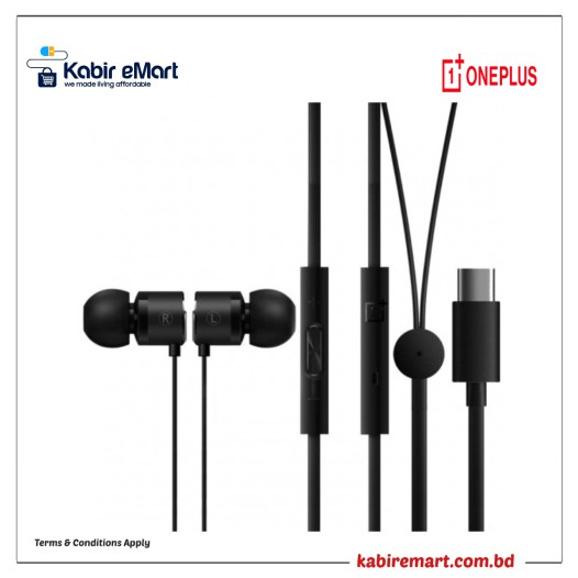 OnePlus BE02T Type-C Straight Bullets Earphone