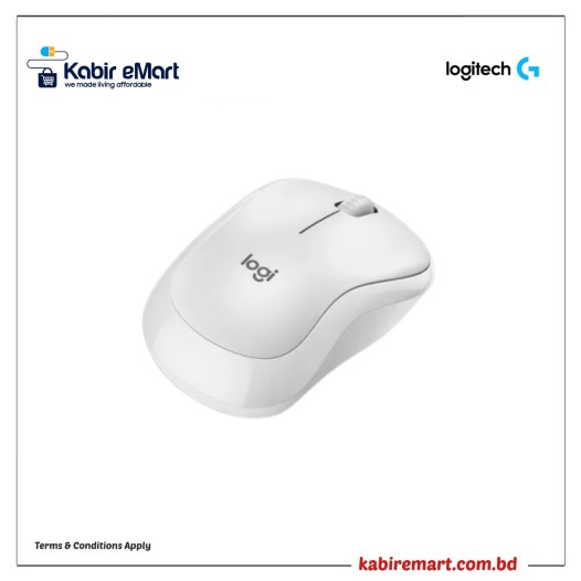 Logitech M240 Silent Bluetooth Mouse White