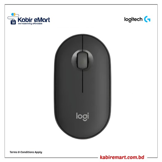 Logitech M350S PEBBLE Mouse 2 Multi-Device Bluetooth Mouse