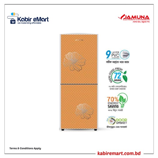 JE-220L CD Orange Rose  Jamuna Refrigerator