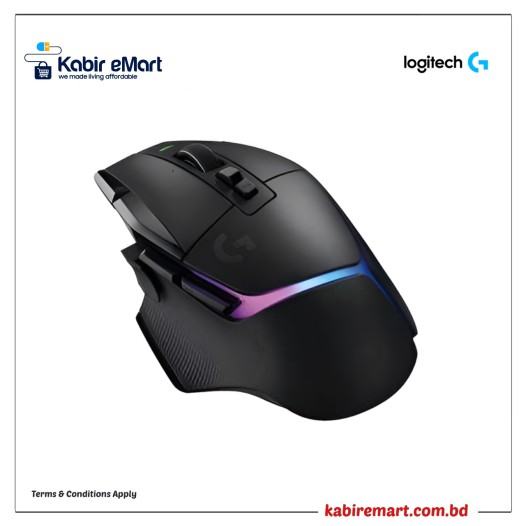 Logitech G502 X PLUS LIGHTSPEED Wireless Hero RGB Gaming Mouse Black