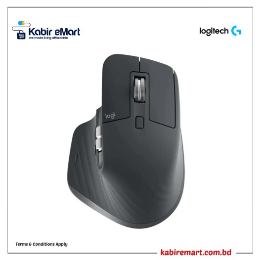 Logitech MX Master 3 Advanced Wireless 7 Button Mouse