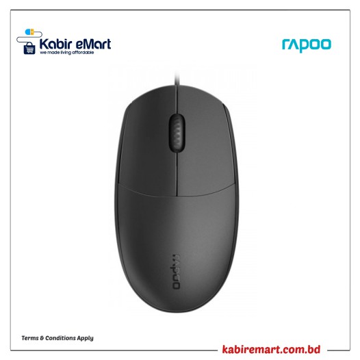 Rapoo N100 Wired Optical Mouse