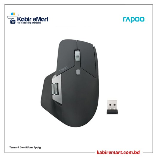 Rapoo MT760L Rechargeable Tri-Mode Wireless Mouse