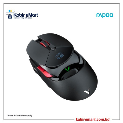Rapoo VT960S OLED Display Dual-Mode Wireless RGB Gaming Mouse