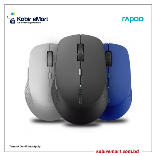 Rapoo M300 Silent Multi Mode Bluetooth & Wireless Mouse