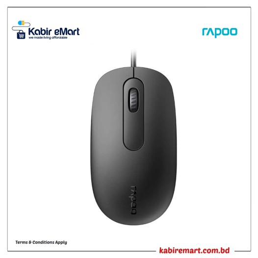 Rapoo N200 Wired Optical Mouse