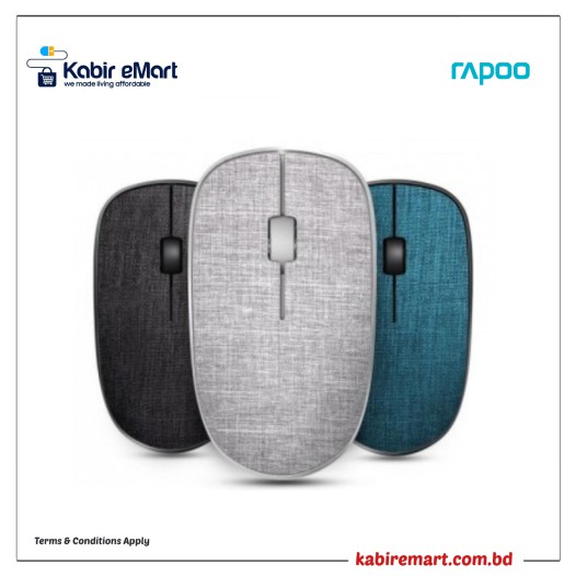 Rapoo 3510 Plus Wireless Fabric Mouse
