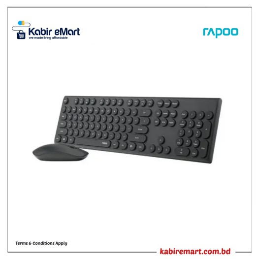 Rapoo X260S Wireless Optical Mouse & Keyboard Combo
