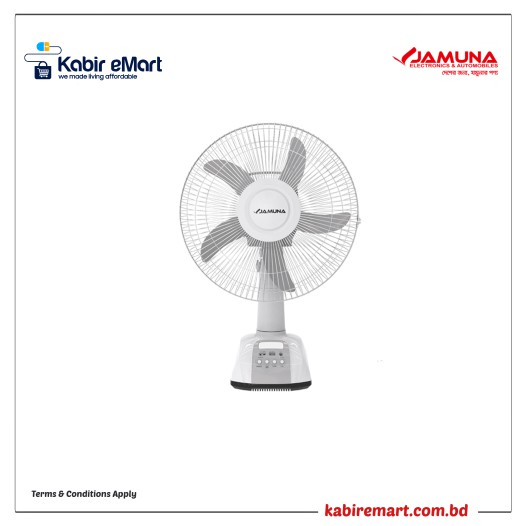 JAMUNA RECHARGEABLE FAN SOLAR BREEZE 16"
