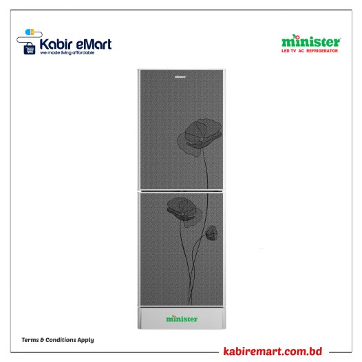 MINISTER M-306 SILVER LOTUS Minister Refrigerator