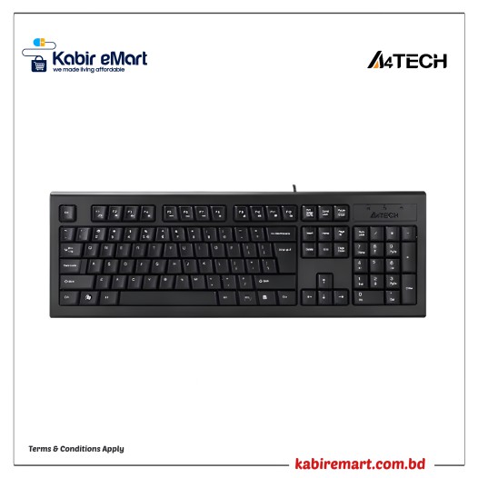 A4TECH KRS-82 Wired Multimedia Keyboard With Bangla