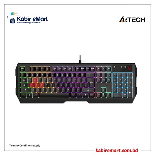 A4TECH Bloody B135N Neon Backlight Gaming Keyboard