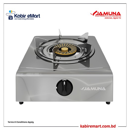 Jamuna Gas Stove JGS-SS1 LPG/NG (Brass Burner)