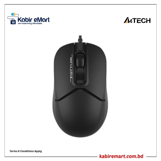A4Tech FM12 FSTYLER USB Mouse Black