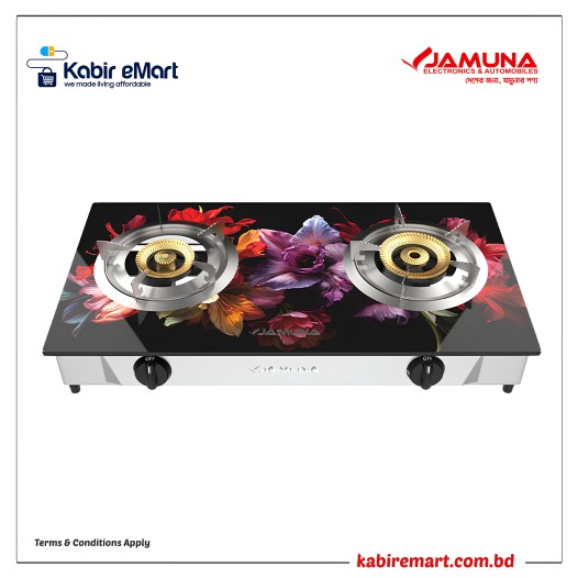 JGS-GB12G Floral LPG/NG (Brass Burner) Jamuna