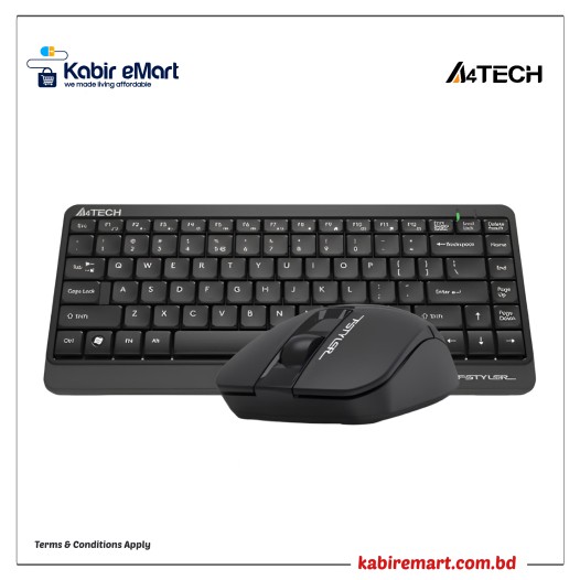 A4TECH FG1112 Wireless Keyboard Mouse Combo