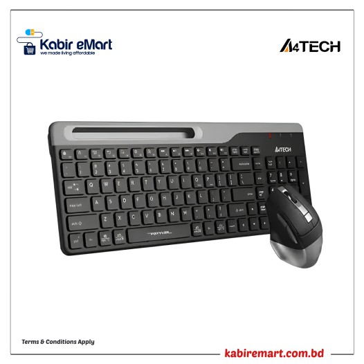 A4TECH Fstyler FB2535C Bluetooth & 2.4G Wireless Keyboard Mouse Combo