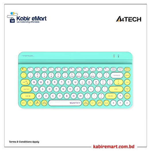 A4TECH Fstyler FBK30 Bluetooth & 2.4G Wireless Keyboard with English