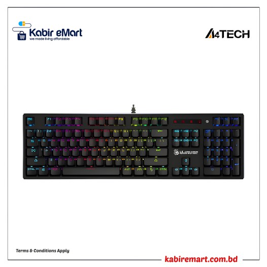 A4TECH Bloody B820R RGB Mechanical USB LK Gaming Keyboard