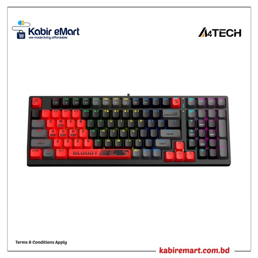 A4tech Bloody S98 Red Switch RGB Mechanical Gaming Keyboard