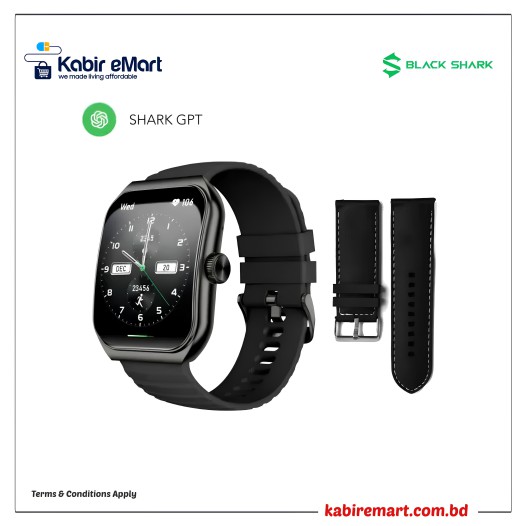 Black Shark GT3 ENC Bluetooth Calling Smart Watch With Chat GPT