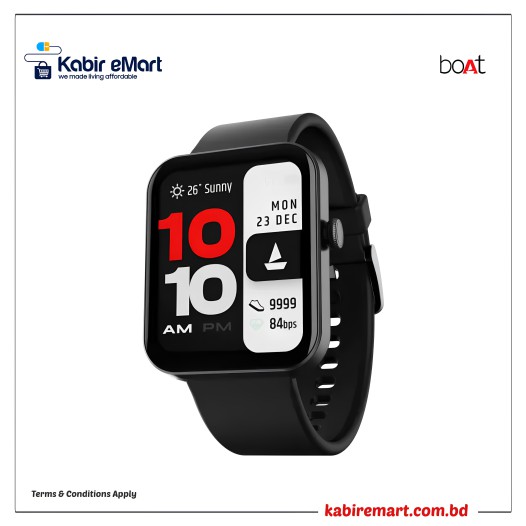 boAt Wave Stride Voice Bluetooth Calling Smart Watch