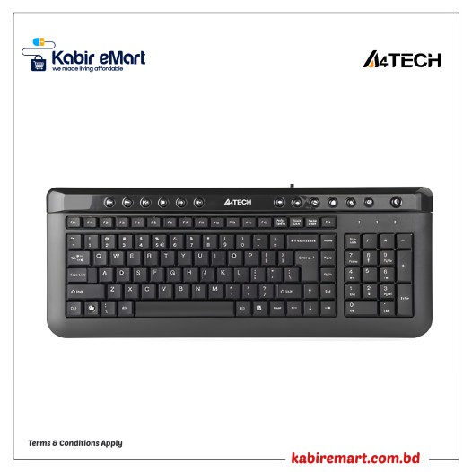 A4TECH KL40 Ultra Slim Multimedia USB Keyboard
