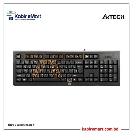 A4TECH KRS-83 Wired Multimedia Keyboard