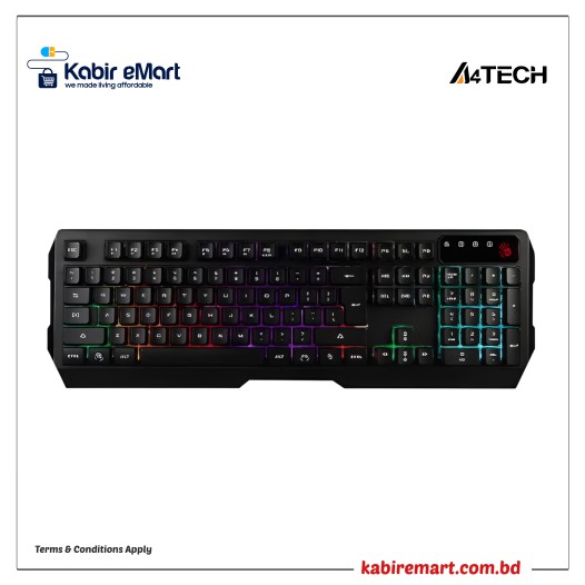 A4TECH Bloody Q135 Illuminate Neon Backlit Gaming Keyboard