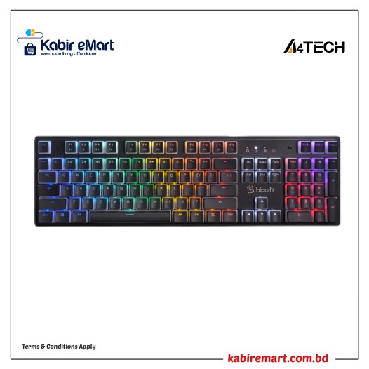 A4TECH Bloody S510N Mechanical Brown Switch RGB Gaming Keyboard