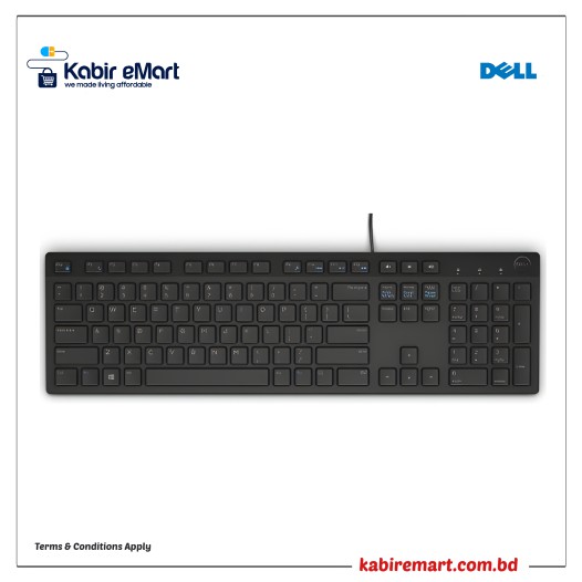 Dell Wired Keyboard KB216-Black