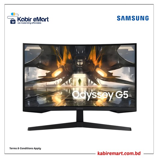 Samsung ODYSSEY G5 32" 165Hz QHD Curved Gaming Monitor