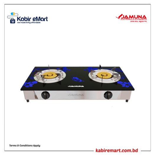 JGS-D2NG-BLUE FLOWER Jamuna Gas Stove