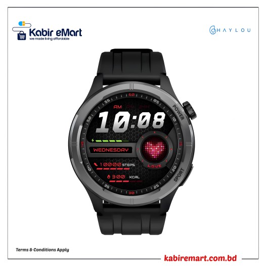 Haylou Solar Neo Bluetooth Calling Smart Watch With Silicon Strap