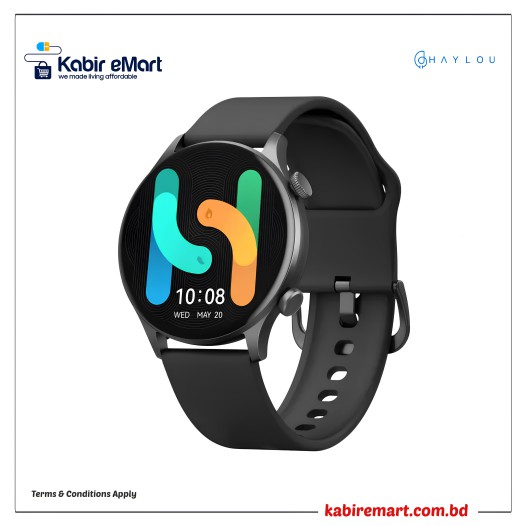Haylou Solar Plus RT3 LS16 AMOLED Display Bluetooth Calling Smartwatch