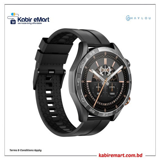 Haylou Solar 5 Bluetooth Calling Smart Watch with Silicone Strap