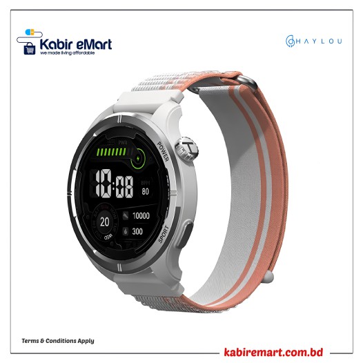 Haylou Solar Neo Bluetooth Calling Smart Watch with Braided Strap