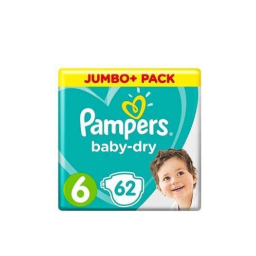 Pampers Baby Dry Size 6 Belt (13-18kg) 62 pcs