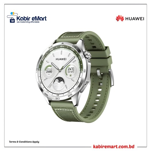 HUAWEI WATCH GT 4 46 mm Bluetooth Calling Smart Watch Green