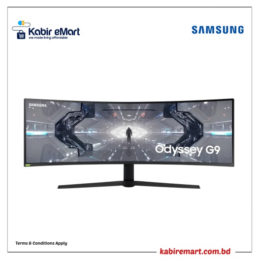 Samsung Odyssey G9 C49G95TSSW 49'' 240Hz G-Sync Dual-QHD Curved Gaming Monitor