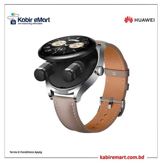 HUAWEI WATCH Buds AMOLED Smartwatch with Earbuds