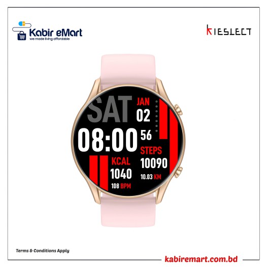 Kieslect KR Bluetooth Calling Smart Watch Orchid Pink