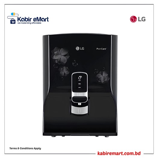 LG 8L RO+UV+Mineral Booster Water Purifier, Steel Tank, Black