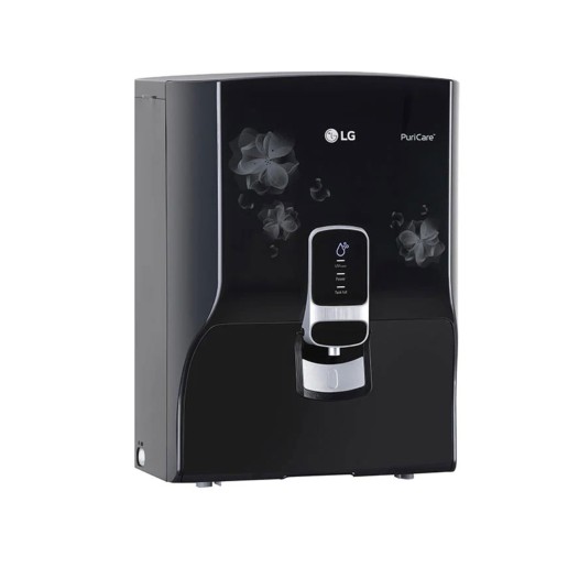 LG 8L RO+UV+Mineral Booster Water Purifier, Steel Tank, Black