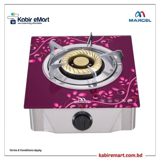 MGS-GSC20 (LPG) Marcel Gas stove Glass Top Single Burner