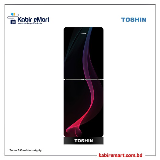 Toshin Rancon Frost Refrigerator  TTW-249GDGR  249L-Gradient Ribbon